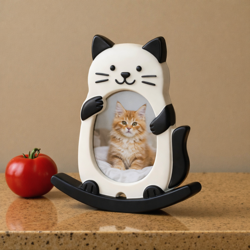 Ramă foto personalizabilă pisică