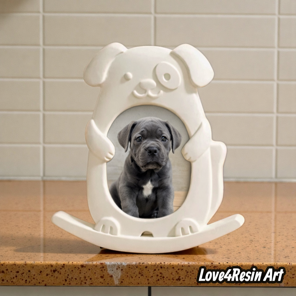 Ramă foto personalizabilă câine