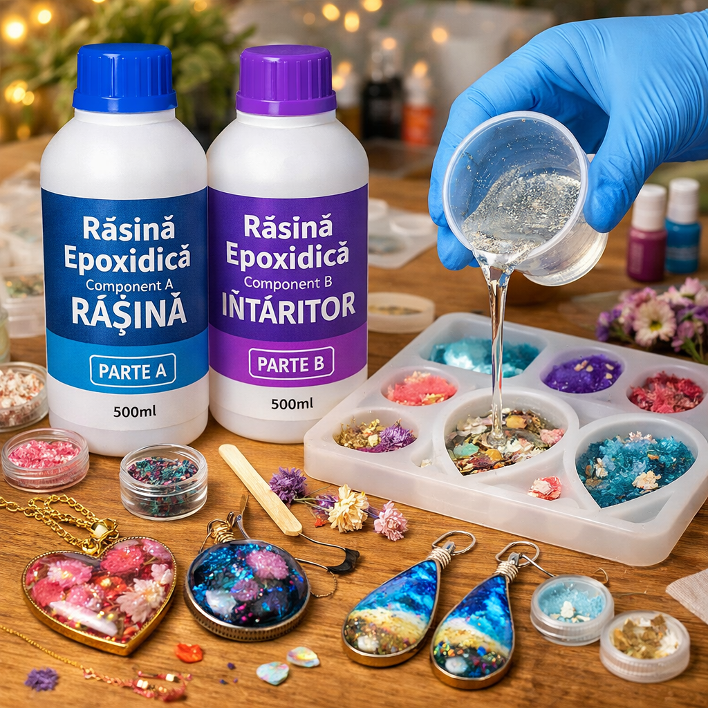 Rășinile sintetice în arta decorativă și creația de bijuterii