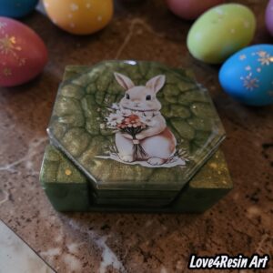 Set suporturi pahare Grădina iepurașului