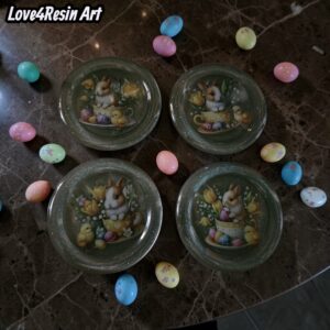 Set suporturi pahare Sweet Easter Bunny